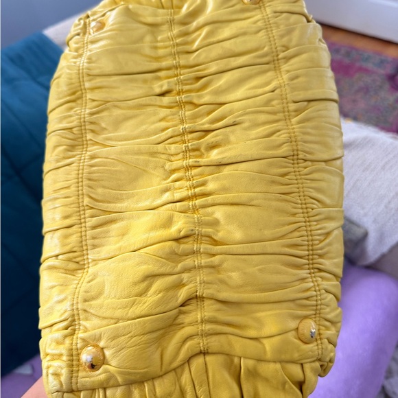 Prada Nappa Gaufre Leather Bag With Bow Accent - Picture 7 of 12